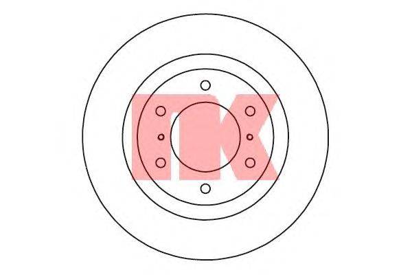 Тормозной диск NK 203055