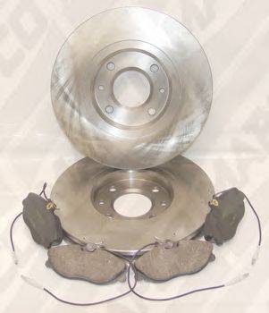 Комплект тормозов, дисковый тормозной механизм MAPCO 47354
