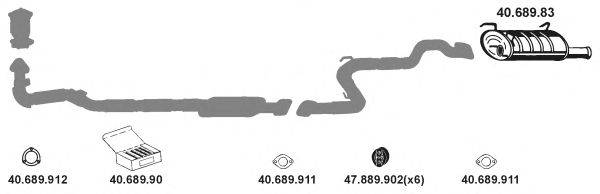 Система выпуска ОГ EBERSPÄCHER 402007