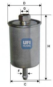 Топливный фильтр UFI 31.587.00