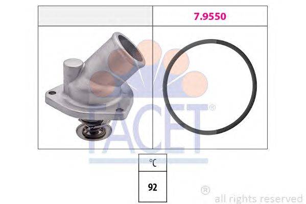 Термостат, охлаждающая жидкость FACET 7.8197