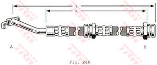 Тормозной шланг TRW PHD127