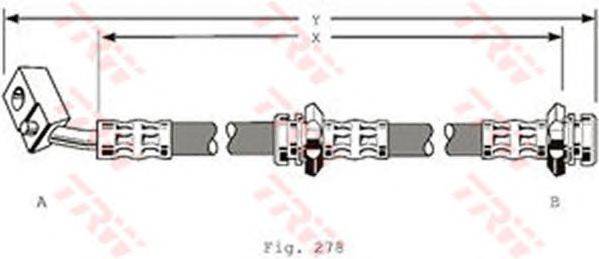 Тормозной шланг TRW PHD158