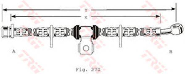 Тормозной шланг TRW PHD190