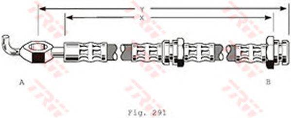 Тормозной шланг TRW PHD220