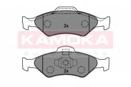 Комплект тормозных колодок, дисковый тормоз KAMOKA 1012786