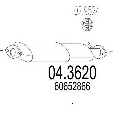 Катализатор MTS 04.3620