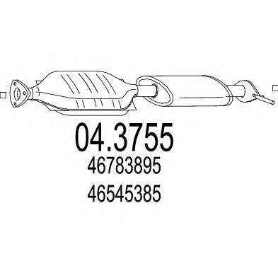 Катализатор MTS 04.3755