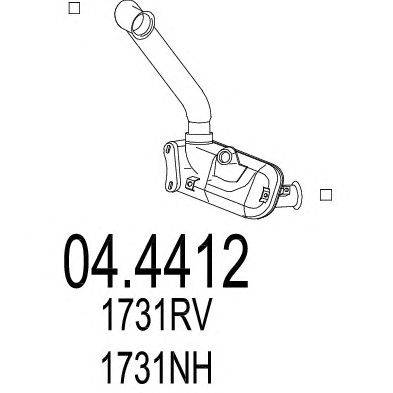 Катализатор MTS 044412