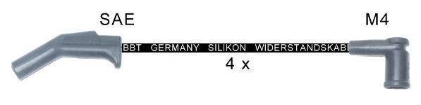 Комплект проводов зажигания BBT ZK1898