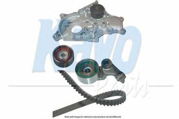 Водяной насос + комплект ручейковых ремней KAVO PARTS DKT-9027