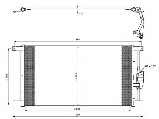 Конденсатор, кондиционер NRF 35640