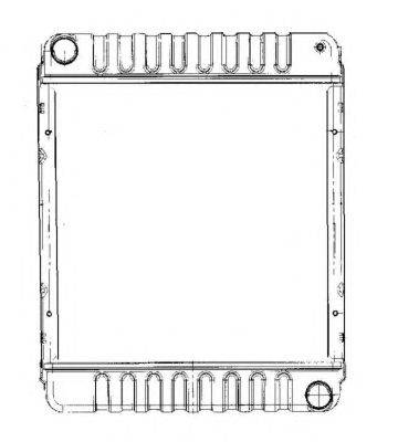 Радиатор, охлаждение двигателя NRF 55311