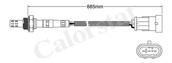 Лямбда-зонд CALORSTAT by Vernet LS130256