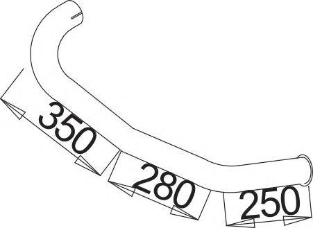 Труба выхлопного газа IMASAF 4457