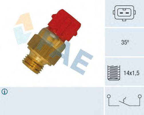 термовыключатель, сигнальная лампа охлаждающей жидкости FAE 35871
