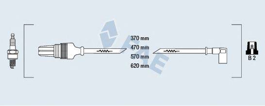 Комплект проводов зажигания FAE 85150