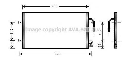 Конденсатор, кондиционер AVA QUALITY COOLING CR5012