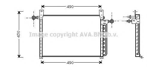 Конденсатор, кондиционер AVA QUALITY COOLING FD5244