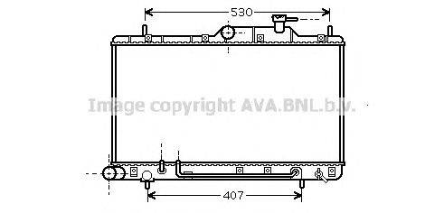 Радиатор, охлаждение двигателя AVA QUALITY COOLING HYA2086