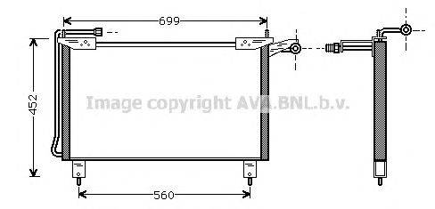 Конденсатор, кондиционер AVA QUALITY COOLING JR5019