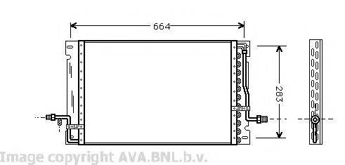 Конденсатор, кондиционер AVA QUALITY COOLING VO5076