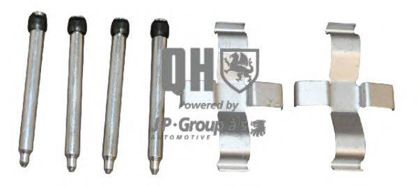 Комплектующие, колодки дискового тормоза JP GROUP BFK654