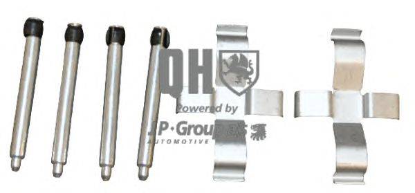 Комплектующие, колодки дискового тормоза JP GROUP BFK702
