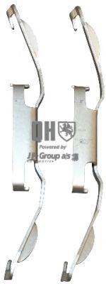 Комплектующие, колодки дискового тормоза JP GROUP BFK885