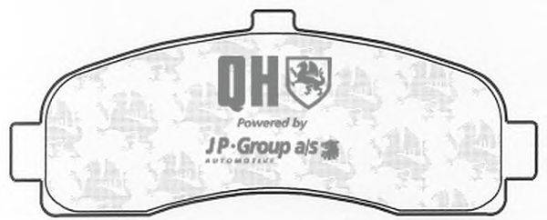 Комплект тормозных колодок, дисковый тормоз JP GROUP BP609