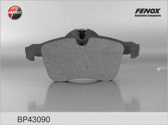 Комплект тормозных колодок, дисковый тормоз FENOX 23833