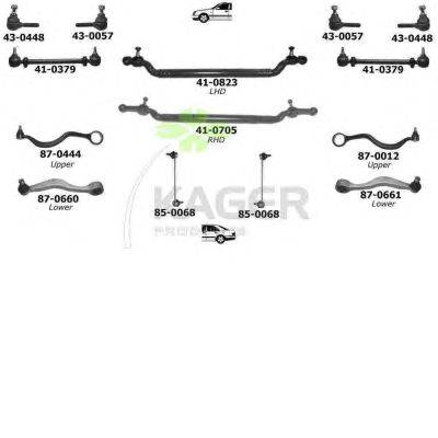 Подвеска колеса KAGER 801111