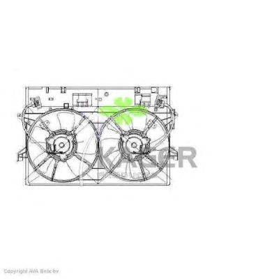 Вентилятор, охлаждение двигателя KAGER 32-2268