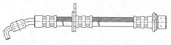 Тормозной шланг KAWE 511429