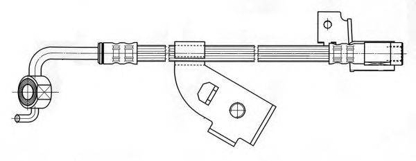 Тормозной шланг KAWE 511622