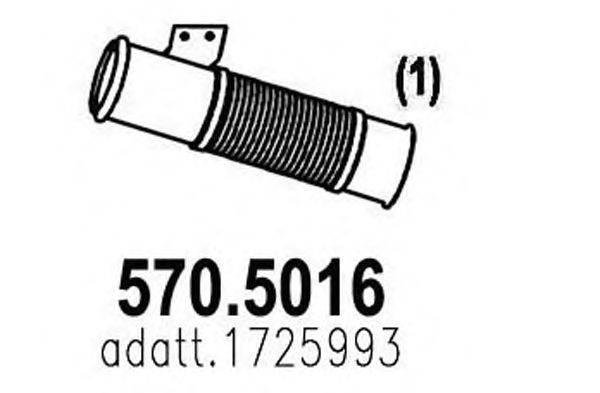 Труба выхлопного газа ASSO 570.5016