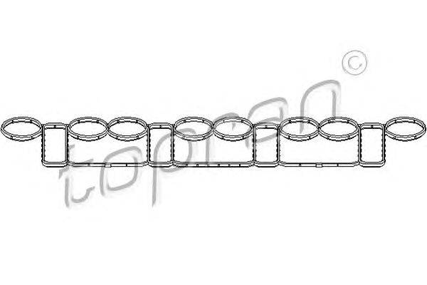 Прокладка, впускной коллектор TOPRAN 112397