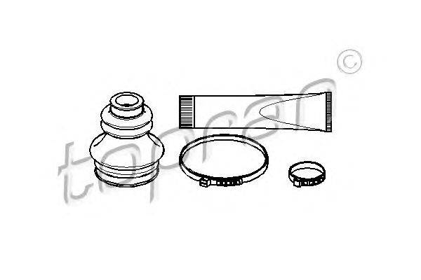 Комплект пылника, приводной вал TOPRAN 300331