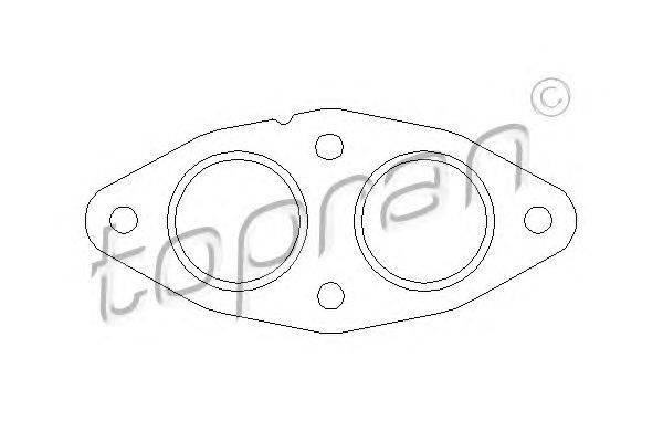 Прокладка, труба выхлопного газа TOPRAN 501 281