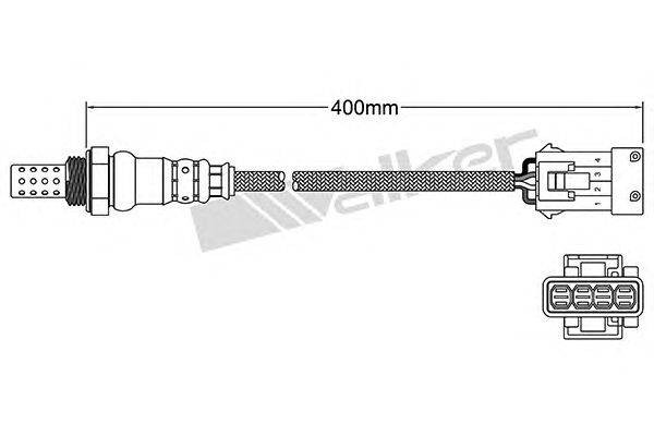 Лямбда-зонд WALKER PRODUCTS 250-24665