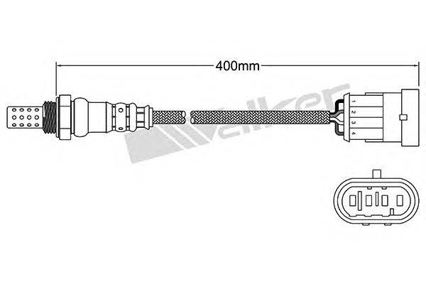 Лямбда-зонд WALKER PRODUCTS 250-24564