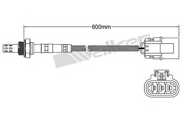 Лямбда-зонд WALKER PRODUCTS 250-23087