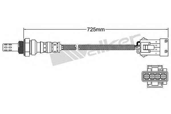 Лямбда-зонд WALKER PRODUCTS 250-24842