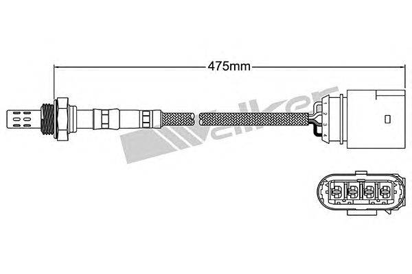 Лямбда-зонд WALKER PRODUCTS 250-24264