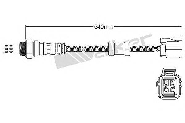 Лямбда-зонд WALKER PRODUCTS 250-24429