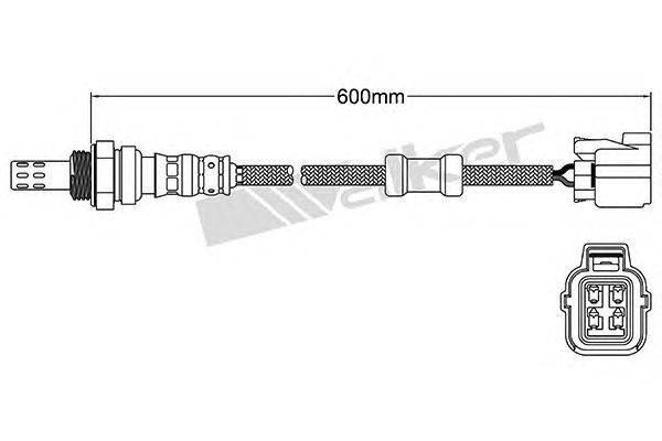 Лямбда-зонд WALKER PRODUCTS 250-24446