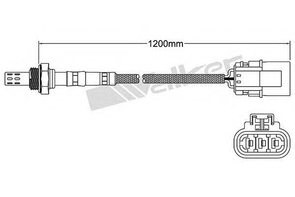 Лямбда-зонд WALKER PRODUCTS 250-23152