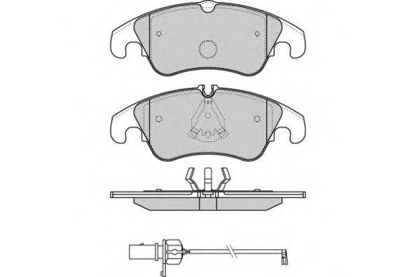 Комплект тормозных колодок, дисковый тормоз E.T.F. 24743
