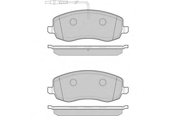 Комплект тормозных колодок, дисковый тормоз E.T.F. 12-1499