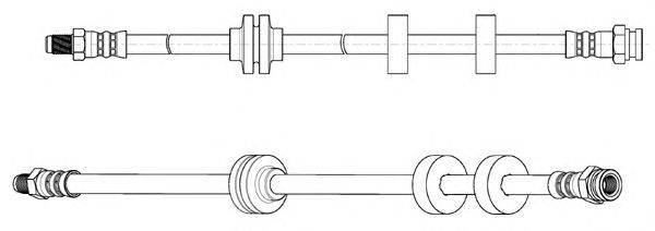 Тормозной шланг CEF 512079
